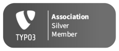 silver member der typo3 association logo