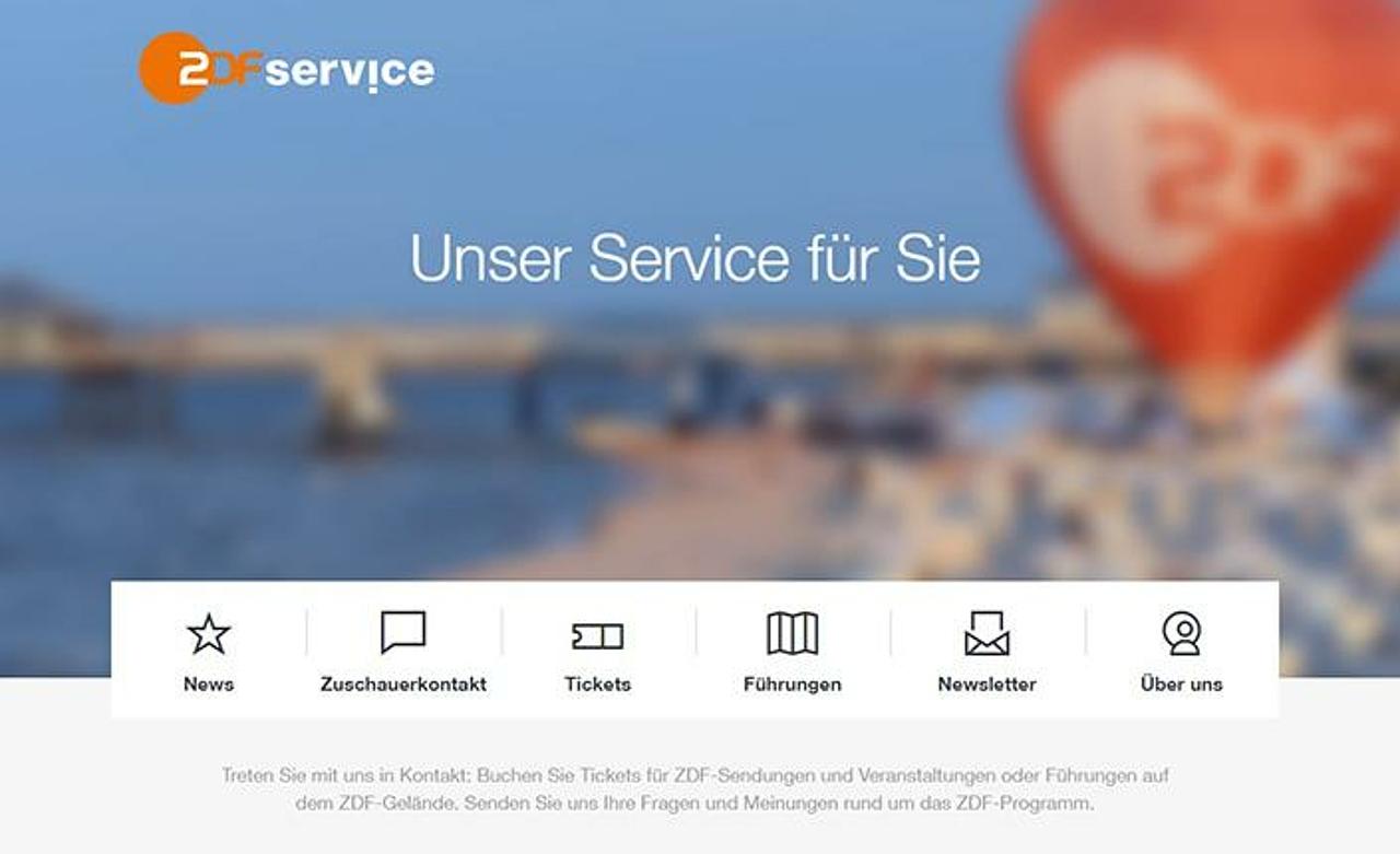 ZDF Service Website