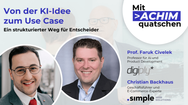 Startseite Faruk Civelek und Christian Backhaus sprechen bei Mit Achim quatschen
